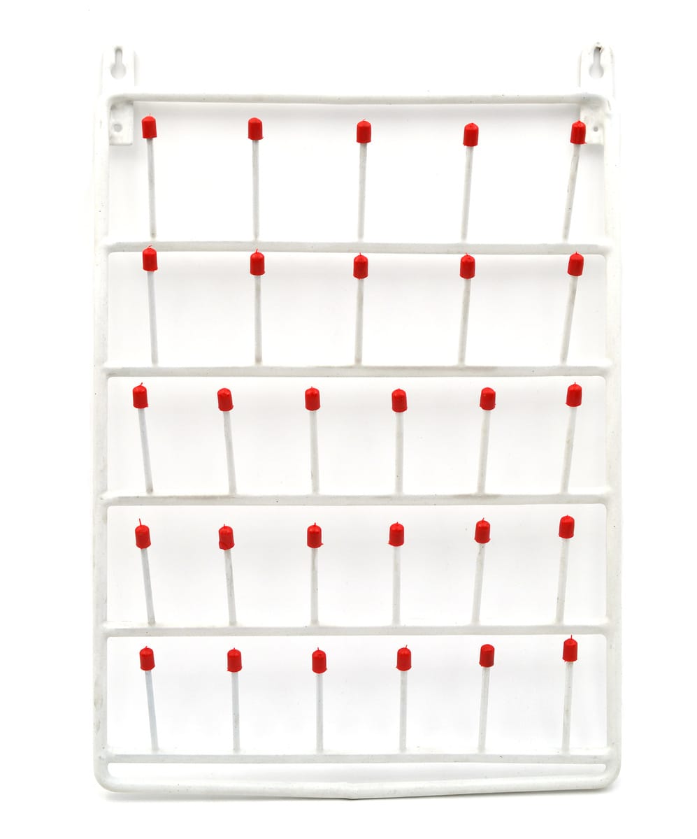 28-Peg Wall Mounted Draining Rack