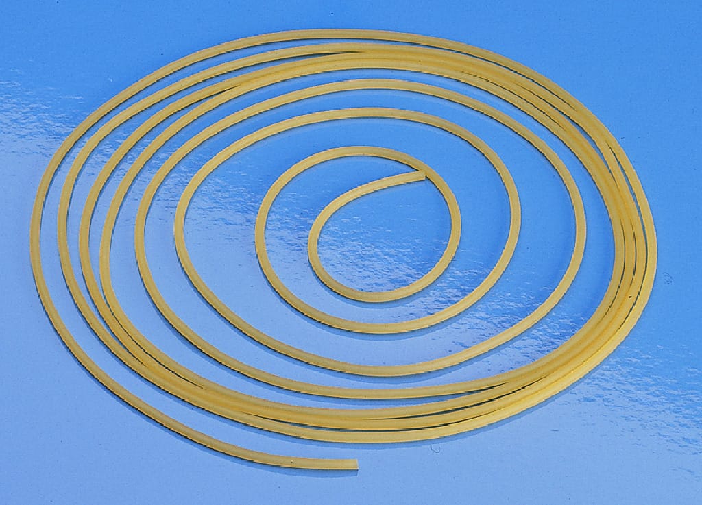 Medium Wall, Amber, Latex Rubber Tubing