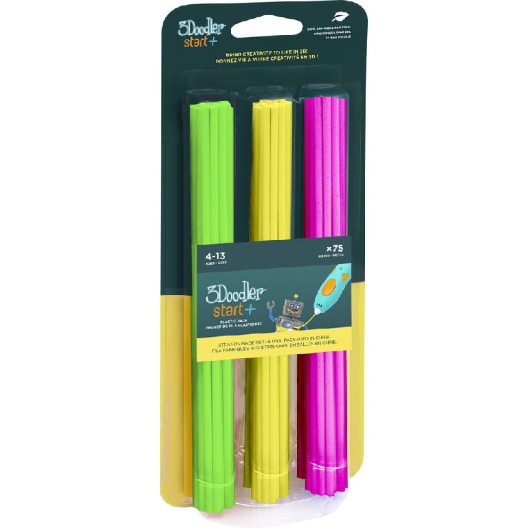 3Doodler 3D Printing Pen Eco Plastic Filament