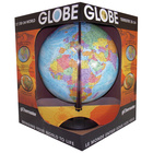 Globemaster Blue Ocean Desk Globe (French)