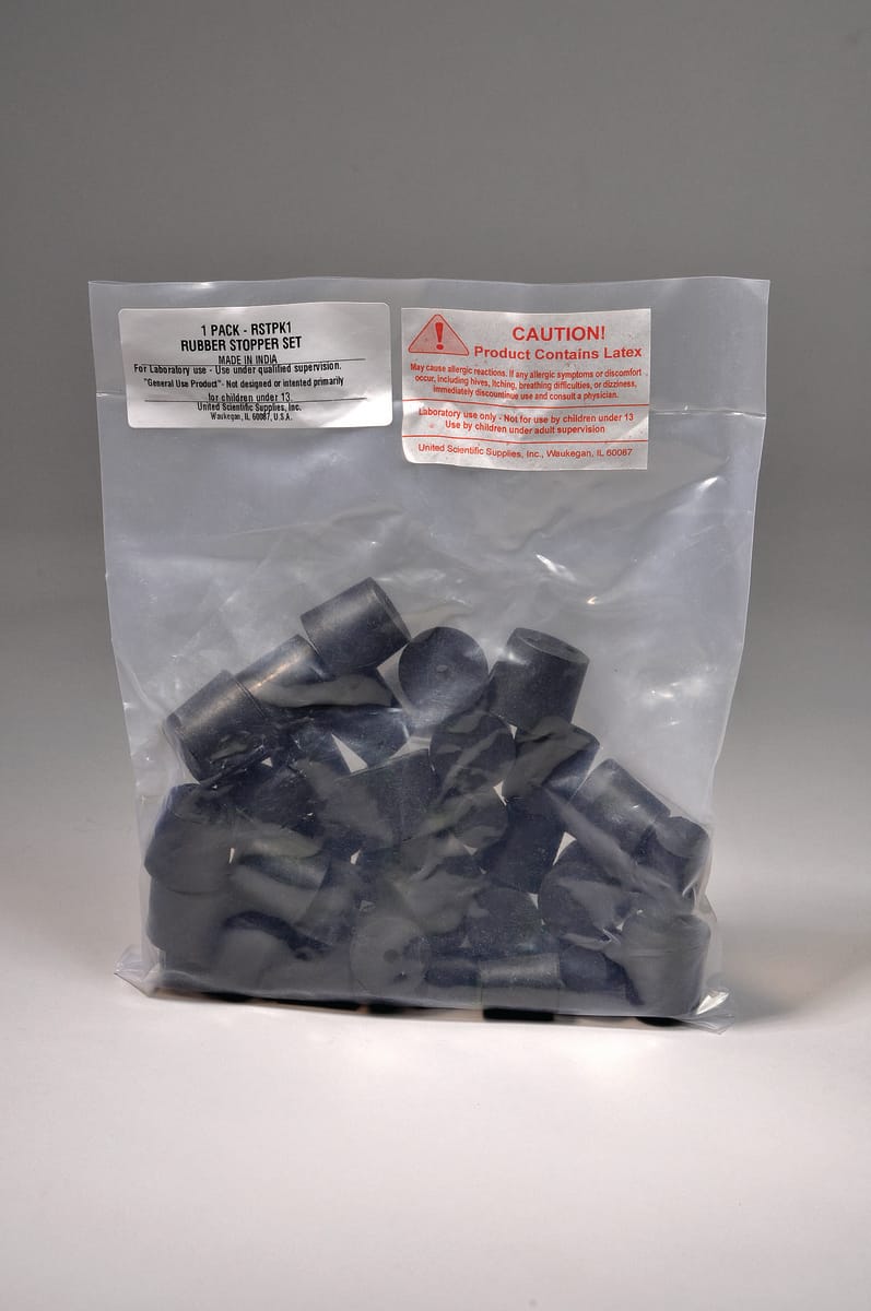 Rubber Stopper Assortments, United Scientific Supplies