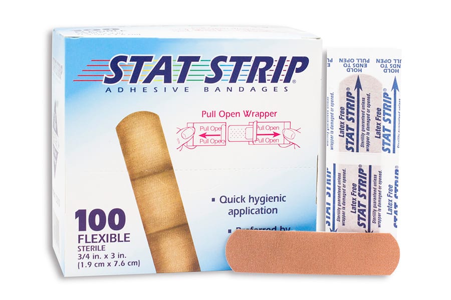 American® White Cross Stat-Strip Adhesive Bandages, DUKAL™ Corporation