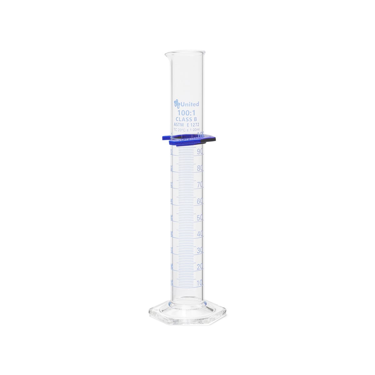 Graduated Cylinders, Double Scale, Borosilicate Glass, Class B