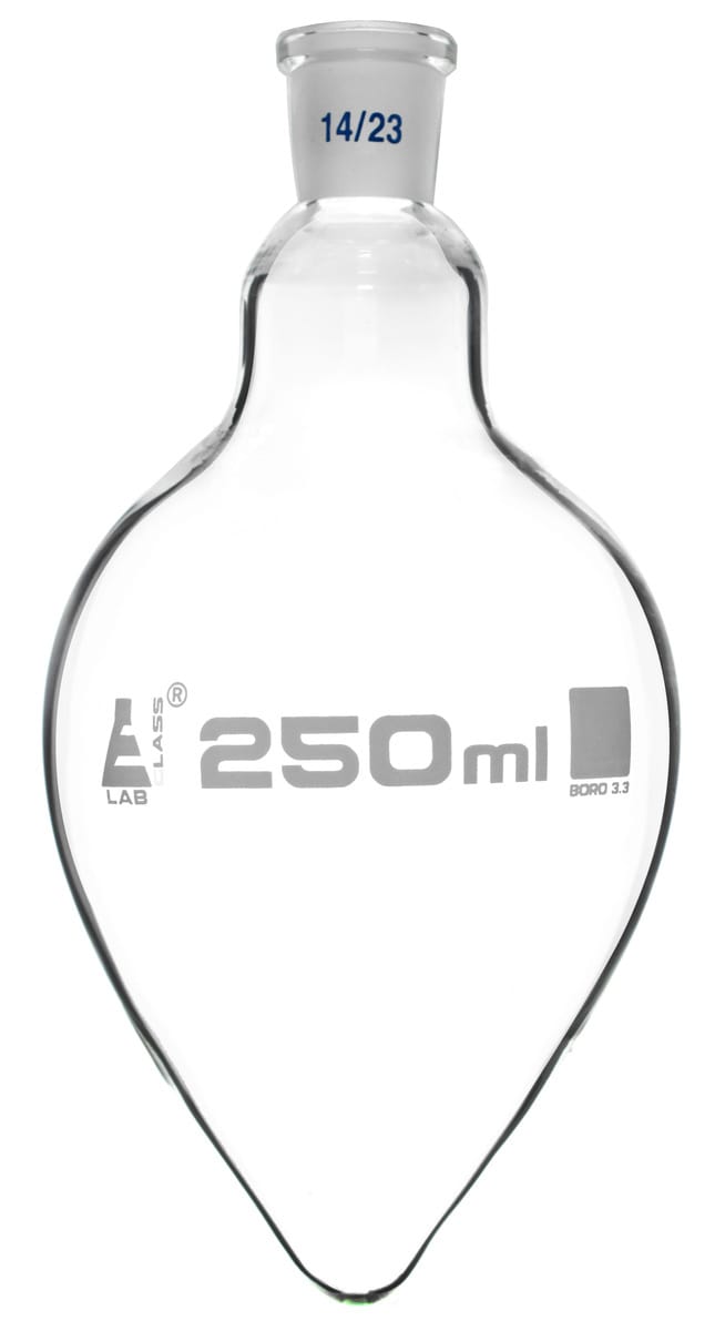Eisco LabGlass® Pear Shape Boiling Flasks, Interchangable Joint