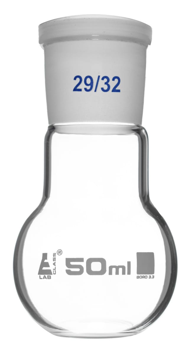Eisco LabGlass® Boiling Flasks, Flat Bottom, Interchangeable Joint