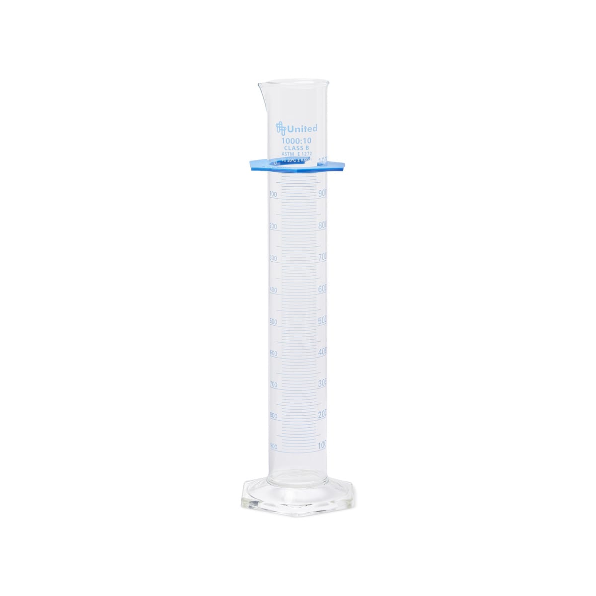 Graduated Cylinders, Double Scale, Borosilicate Glass, Class B