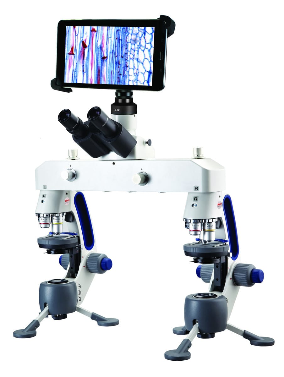 Motic Swift Line M3-F-BTI1 Comparison LED Microscope with Tablet