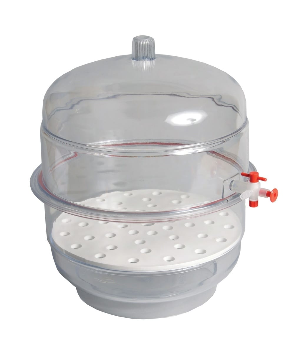 Desiccators, Vacuum, Clear Base, PP/PC