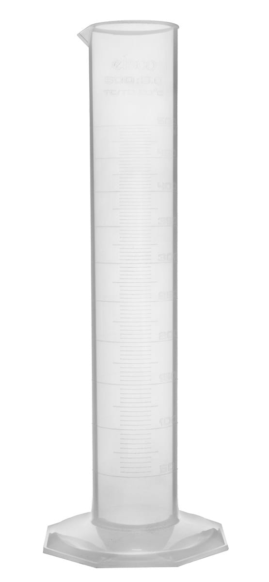 Eisco Polypropylene Graduated Cylinders with Hexogonal Base, Class B