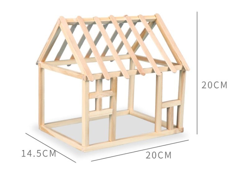 Kidder Wooden House Frame STEM Build Kit