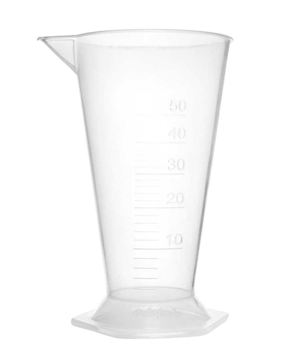 Eisco Plastic Conical Measures, Graduated