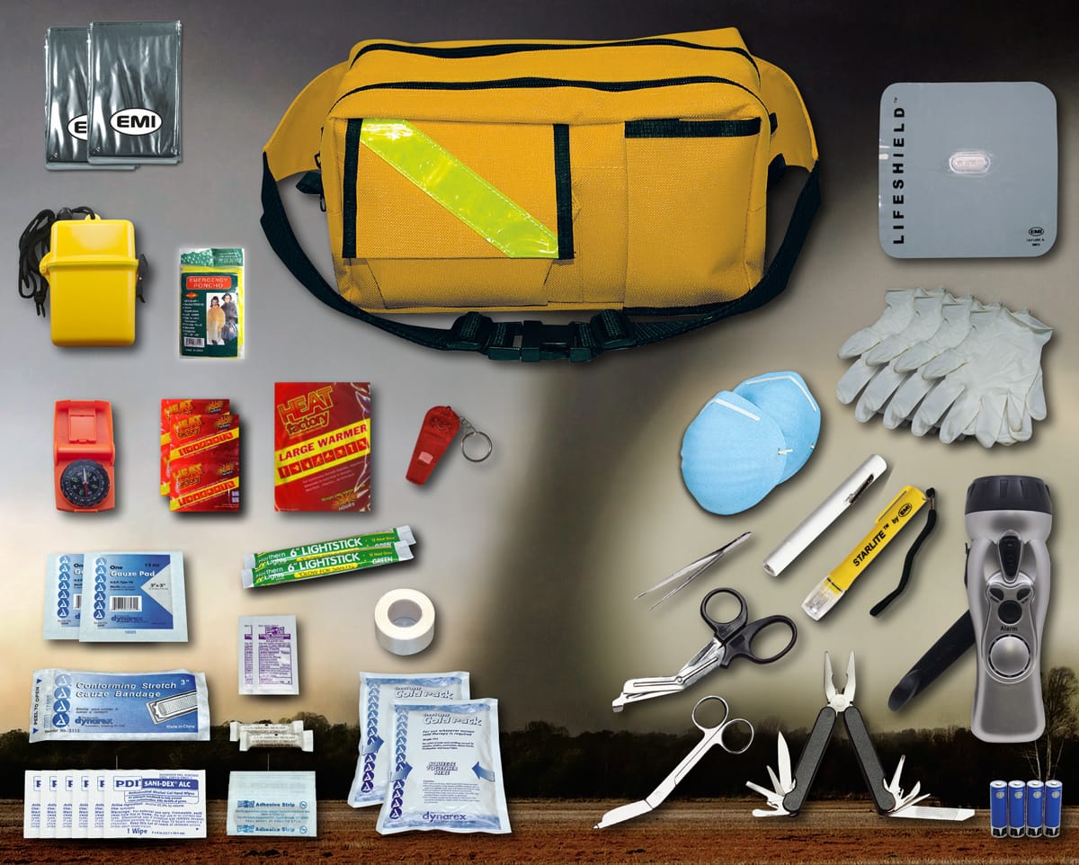 Weather Alert Survival Kit, Emergency Medical International