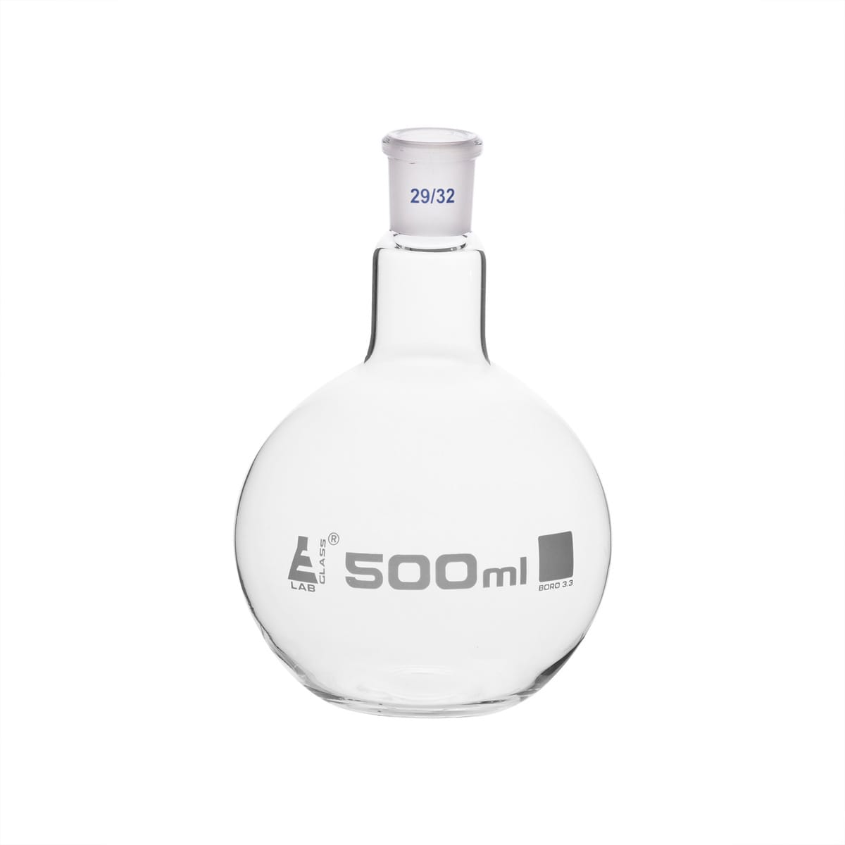 Eisco LabGlass® Boiling Flasks, Flat Bottom, Interchangeable Joint