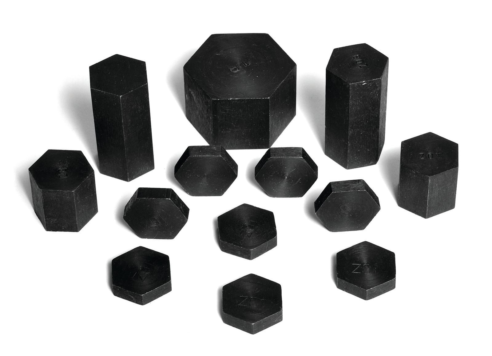 Hexagonal Weight Set, United Scientific Supplies