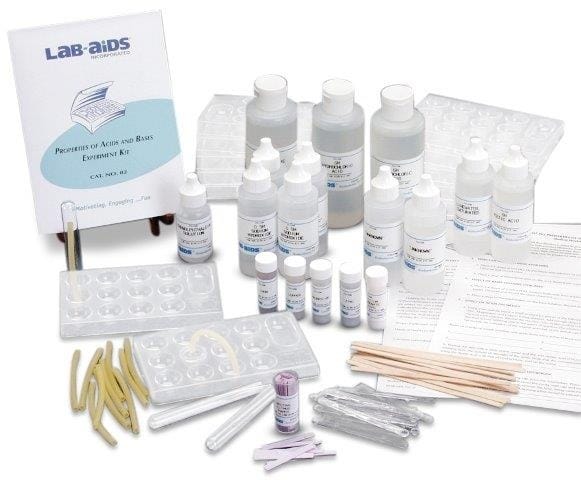 Lab-Aids® Properties of Acids and Bases Experiment Lab Activity