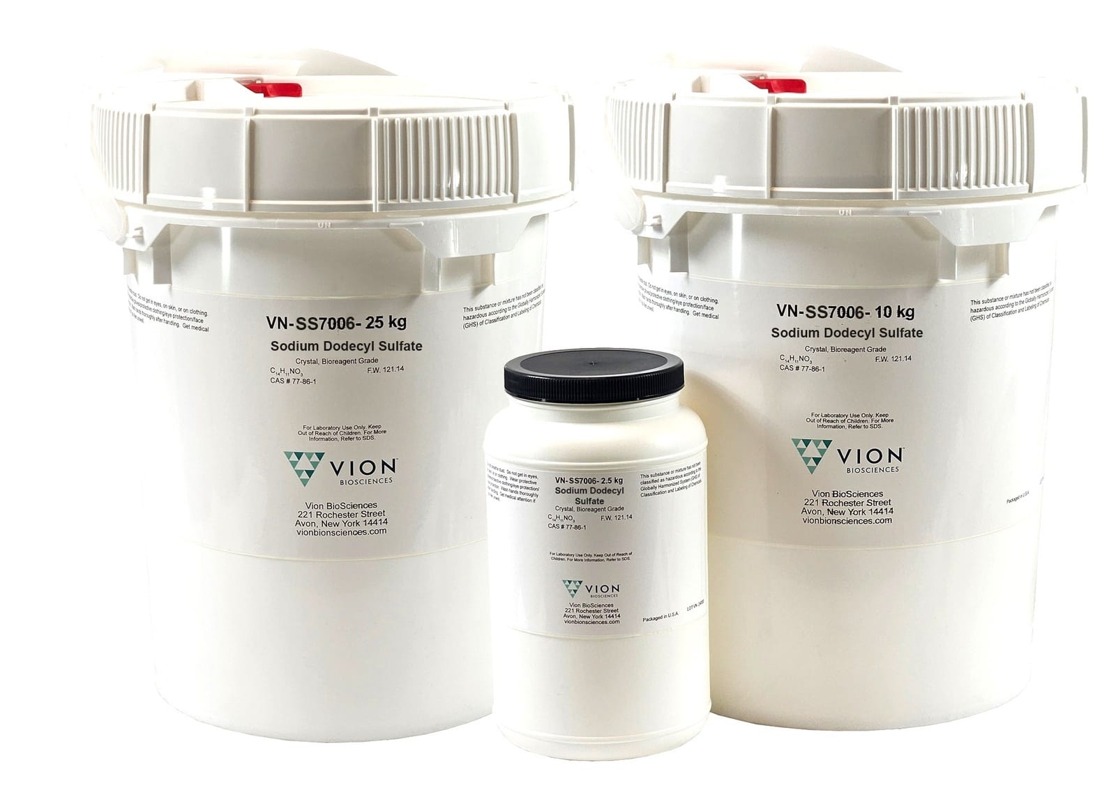 VION™ Sodium Dodecyl Sulfate, Bioreagent Grade