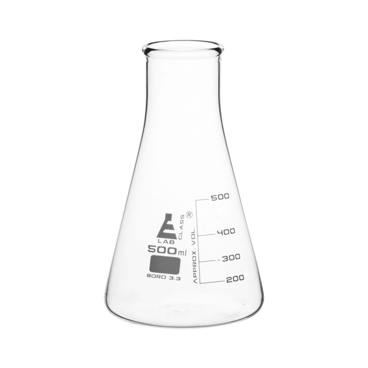 Eisco Glass Wide Neck Erlenmeyer Flasks