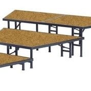 Portable Stages and Risers, Pie Shaped Riser, AmTab