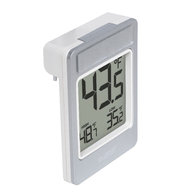 La Crosse Window Thermometer with Daily Records