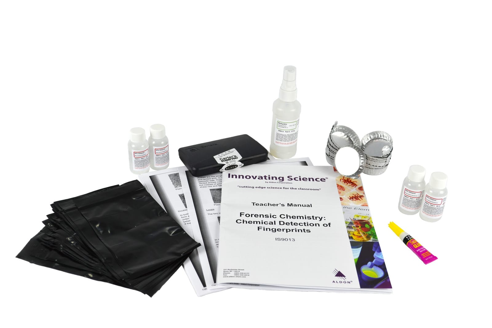 Forensic Chemistry: Chemical Detection of Fingerprints Kit