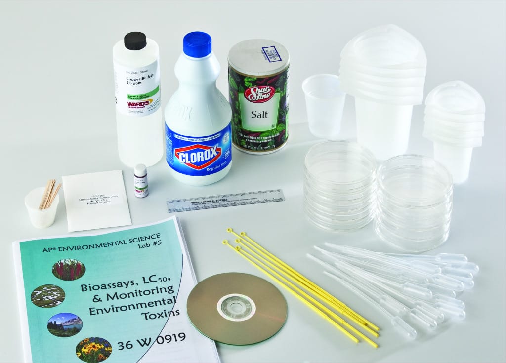 Ward's® AP Environmental Science: Bioassays, LC50, and Monitoring Environmental Toxins