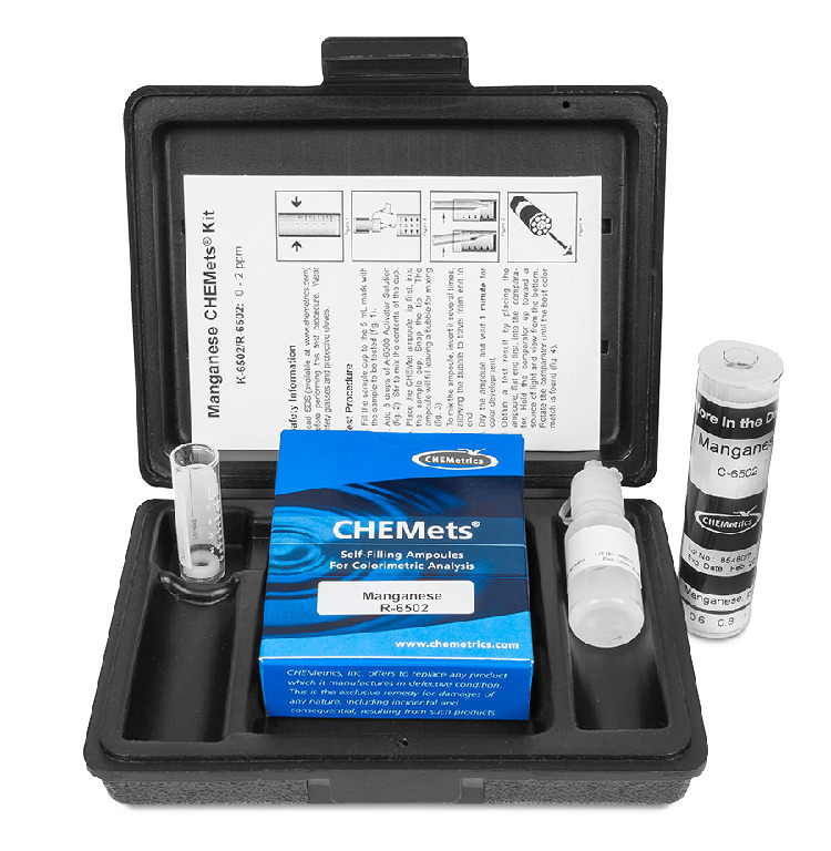 Manganese, CHEMets Visual Kit, CHEMetrics
