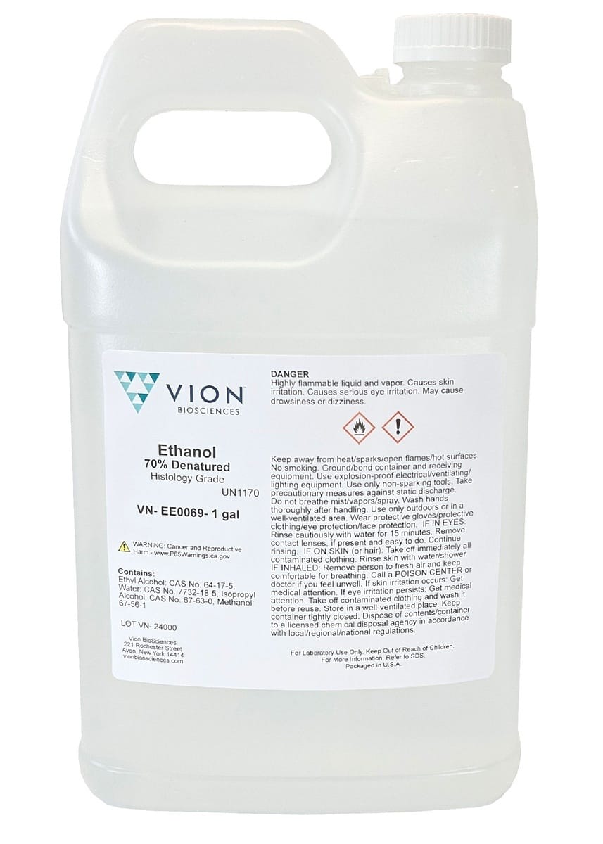 VION™ 70% Ethanol, Histology Grade