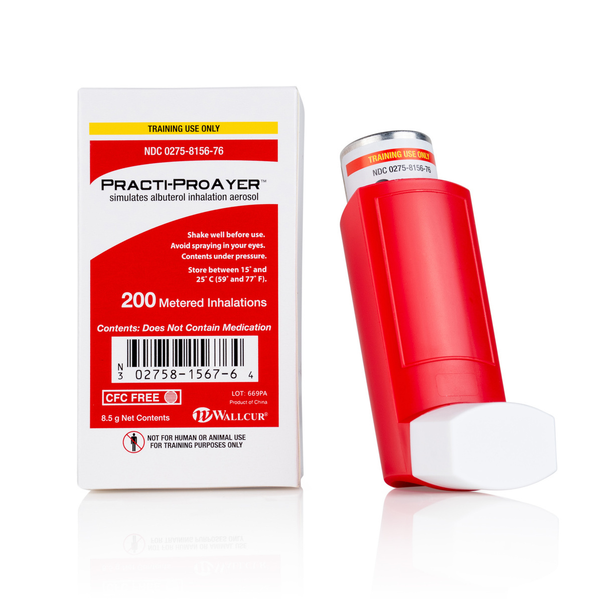 Wallcur® PRACTI-Inhalers
