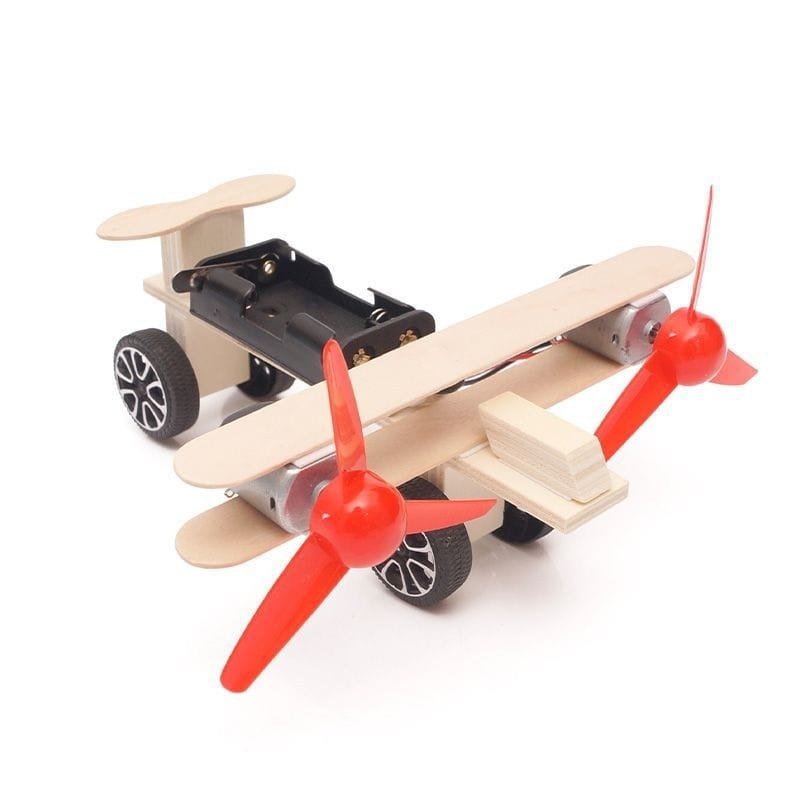 Kidder Twin Prop Airplane STEM Build Kit