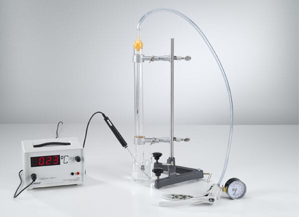 LEYBOLD® Temperature-Dependency of the Volume of Gas at a Constant Pressure
