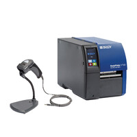 Industrial Label Printer with Brady Workstation software Barcode Scanner Kit, i7100