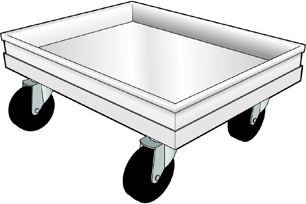 VWR® Contour™ Pump Cart | Casework