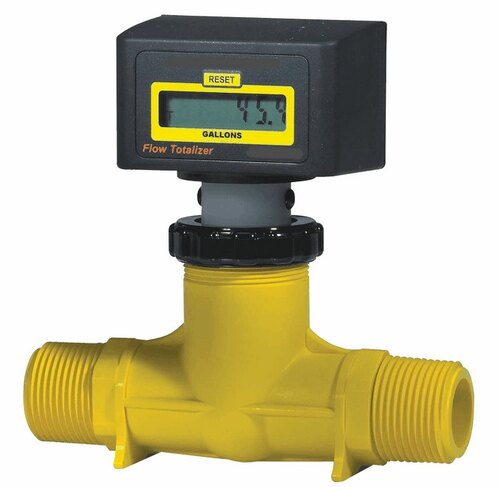 Masterflex® Paddle Wheel In-Line Flowmeter with Totalizer, 3/8" NPT(M); 8 GPM