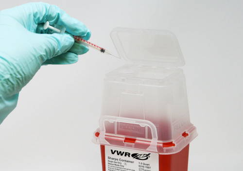 VWR Container Phlebotomy Sharps 1.5 Qt