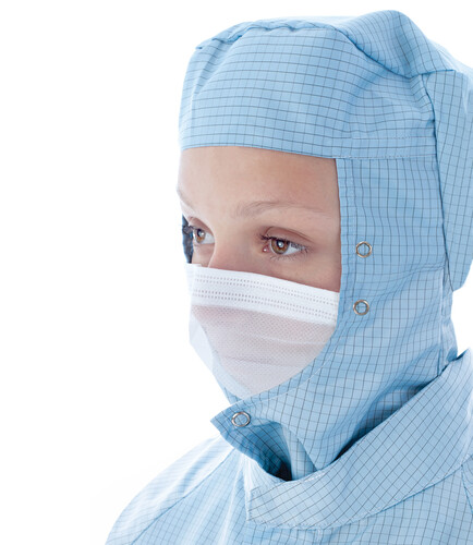 BioClean™ Microflow Face Veil with Studs, Ansell