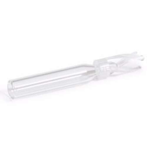 Vial insert, 150 uL, glass with polymer feet, for 2 mL standard opening (8 mm) screw top vials Insert size: 4.8 x 28 mm