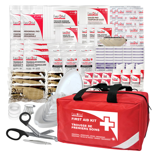 Kit, First Aid Sk Level 3 Nylon, For Saskatchewan workplaces with 40 or more workers at any given time.