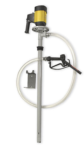 Masterflex® Complete Drum Pump, 35 GPM, Polypropylene, 47" L Inlet Tube; 110V/60Hz