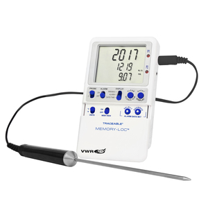VWR® Traceable® Thermometer/Clock/Humidity Monitor