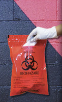 Biohazard Bags, Stick-On, Unimed-Midwest