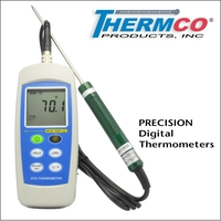 Pt 100 Precision Digital Thermometers, Thermco