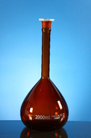 VWR® Volumetric Flask, Amber, Wide Neck, Class A, Unserialized