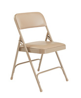 1200 Series Premium Vinyl Upholstered Double Hinge Folding Chairs, National Public Seating
