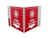 ZING Green Safety Eco Safety Projecting Sign, Fire Alarm, ZING Enterprises