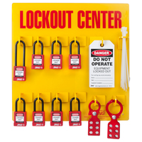 ZING Green Safety RecycLockout Lockout Tagout Station, 8 Padlock, ZING Enterprises