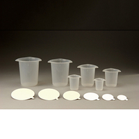 Tri-Pour Plastic Beakers, Medegen Medical Products