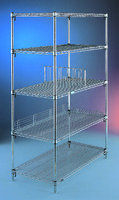 Super Adjustable 2™ Super Erecta Shelf® Wire Shelving, Stainless Steel, Metro