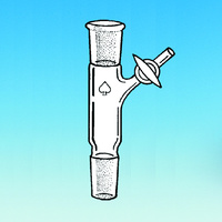 Connecting Adapter, with Valve or Stopcock Sidearm, Ace Glass Incorporated