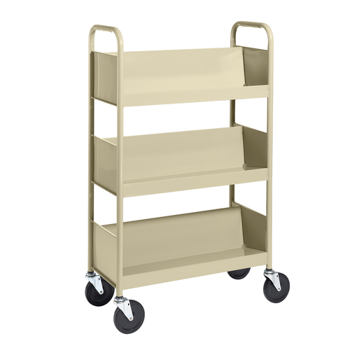 Cart with Three Single-Sided Sloping Shelves, BioFit Engineered Products