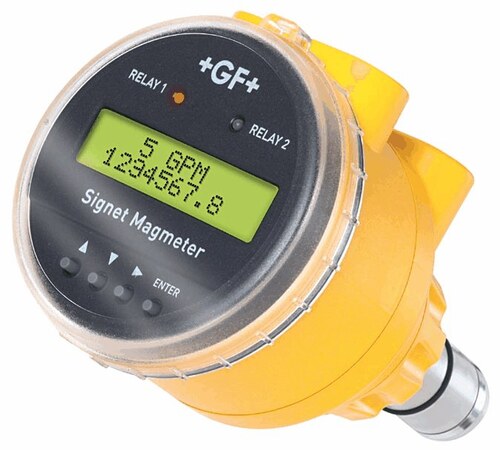 GF Signet 3-2551-P022 Insertion Magmeter, PP/SS, 0.5-4", w/ Display, 4-20 mA